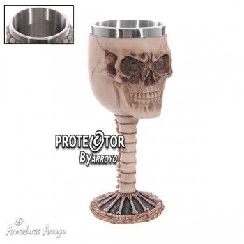 Copa Calavera Gotica
