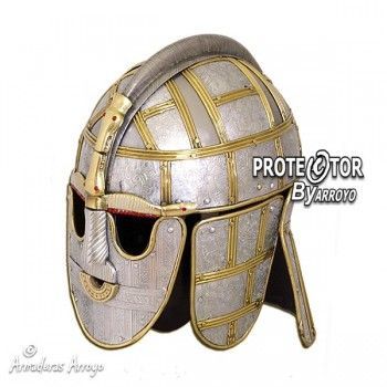 Casco Sutton Hoo Sajon Grabado