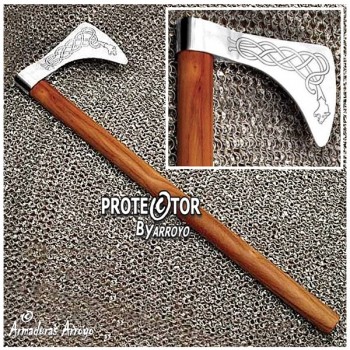 Hacha Vikinga Drag&oacute;n