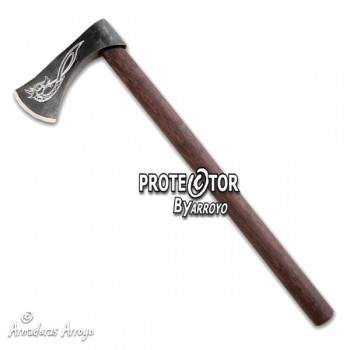 Hacha Vikinga Cabeza Drag&oacute;n