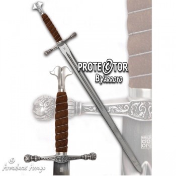 Mandoble Espada Carlos V Plata