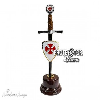 Mini espada Templaria Mini escudo