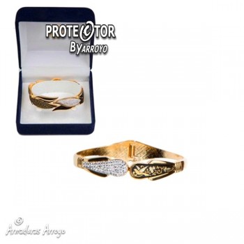Pulsera Damasquinada Cristal Checo