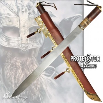 Cuchillo Vikingo Seax Largo