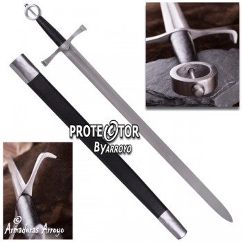 Espada Irlandesa pomo anular Forjada