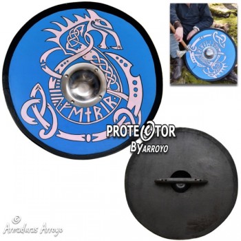 Escudo Vikingo Motivo Fenrir