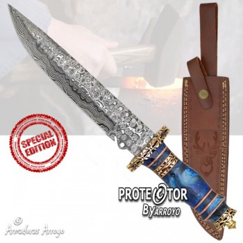 Cuchillo Forjado Damasco 