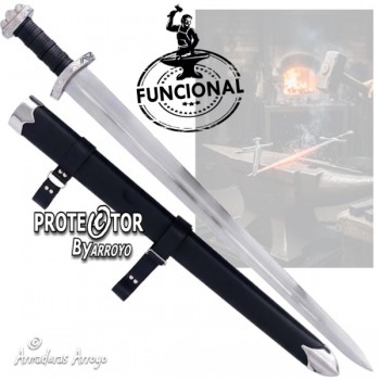 Espada Vikinga Funcional Forjada