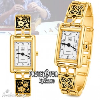 Reloj Pulsera Damasquinado