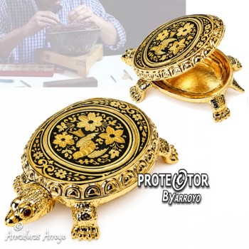 Tortuga Damasquinada Caja